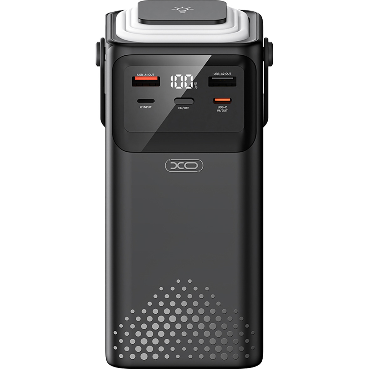 Повербанк XO PR286 1xUSB-C, 2xUSB-A with Built-In USB-C/Lightning/microUSB Cable 22.5W 50000mAh
