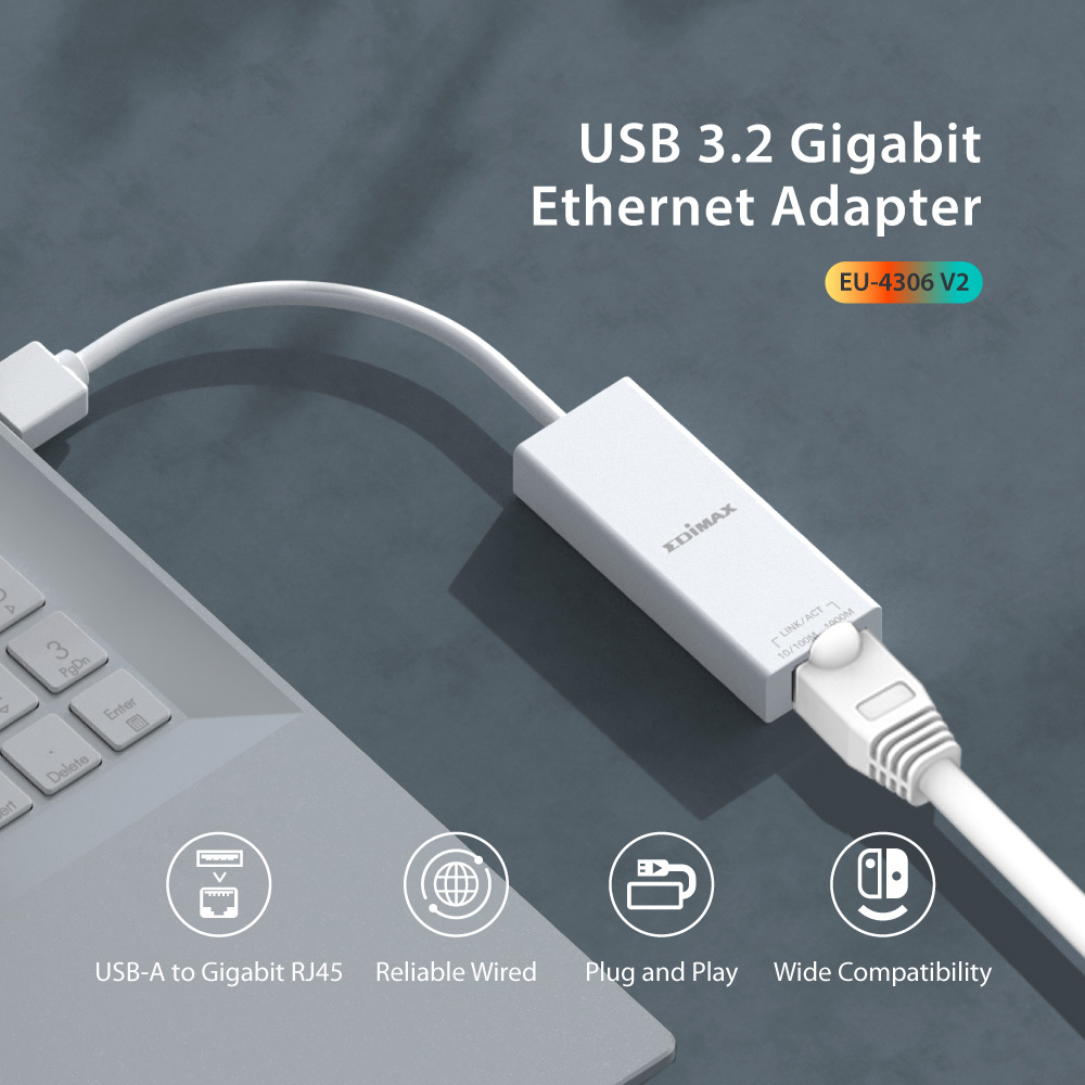 Мережевий адаптер EDIMAX EU-4306 V2