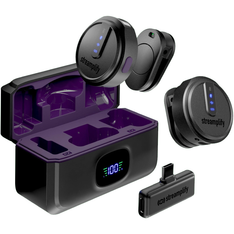Бездротовий петличний мікрофон STREAMPLIFY Mic Go