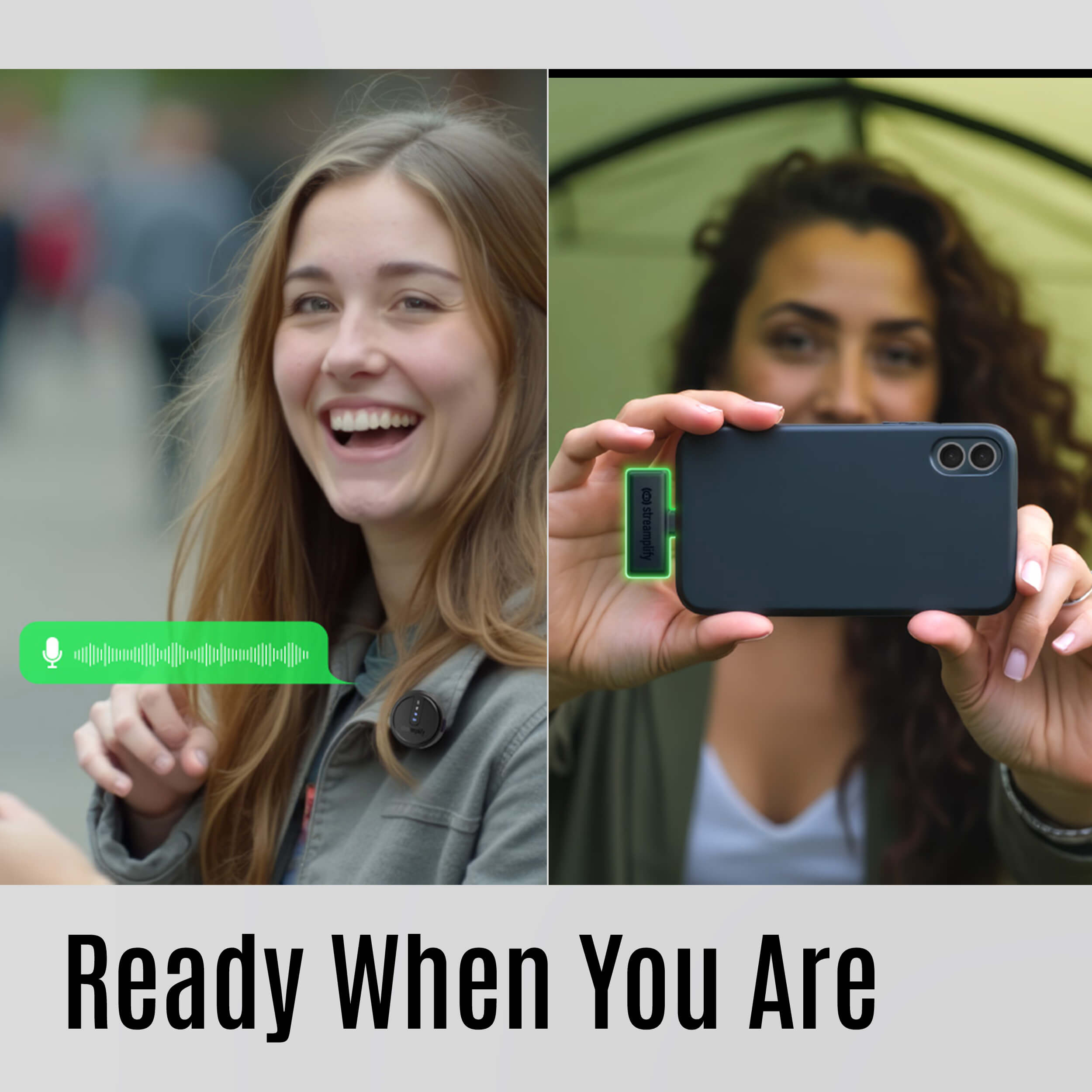 Бездротовий петличний мікрофон STREAMPLIFY Mic Go
