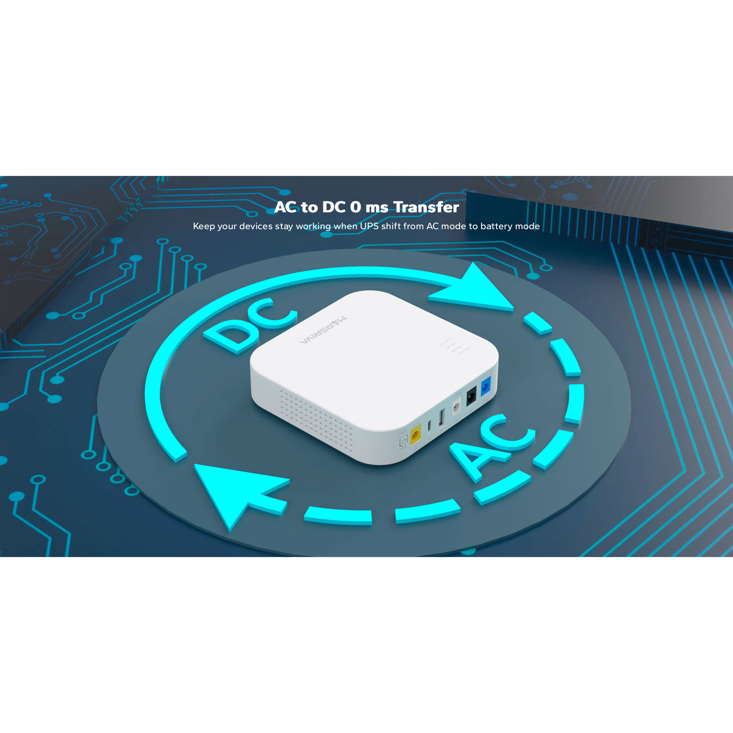 ИБП для роутера MARSRIVA KP4 18W 10000mAh