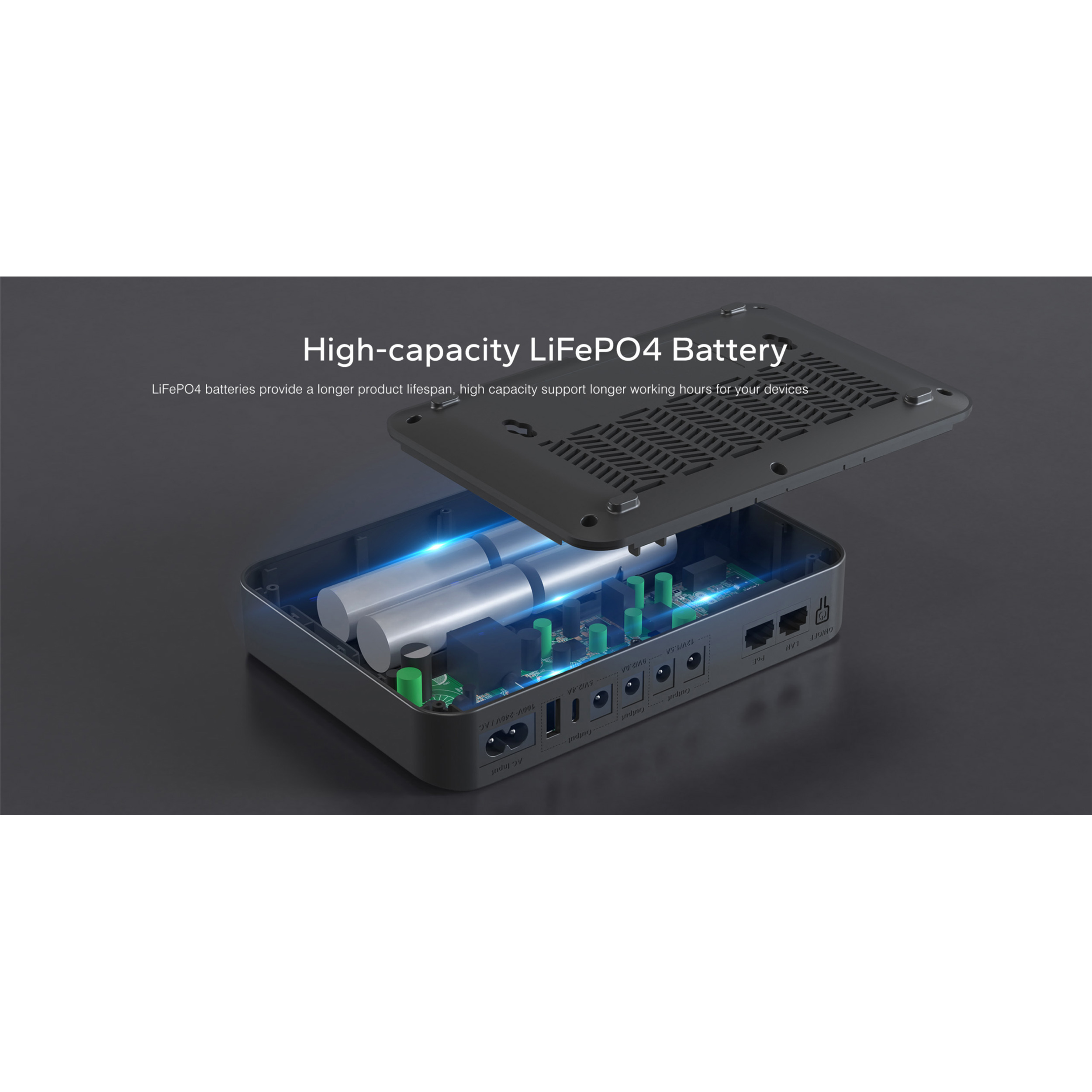 ДБЖ для роутера MARSRIVA KP5 Max 18W 20000mAh
