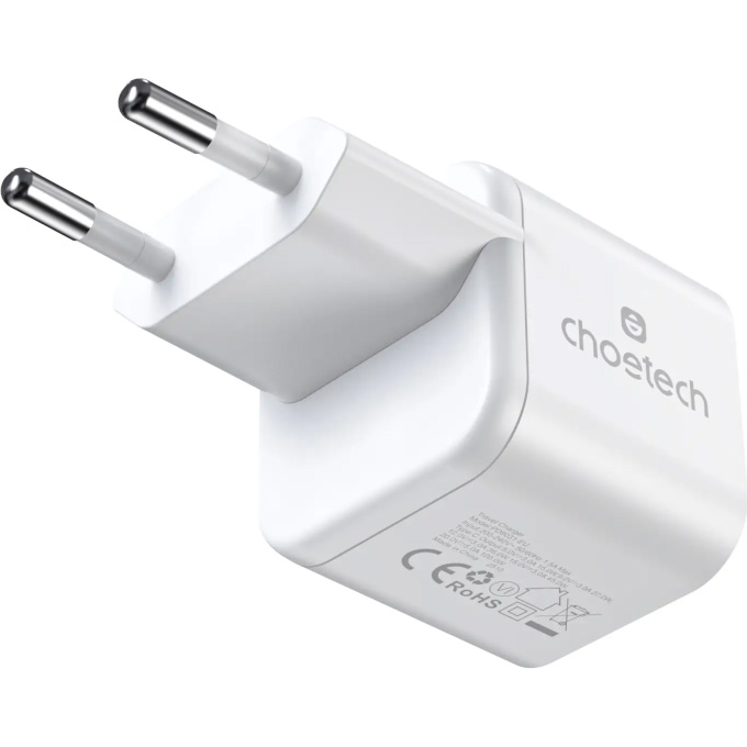 Зарядное устройство CHOETECH PD9031 100W 1xUSB-C PD3.0 GaN Super Mini Wall Charger White