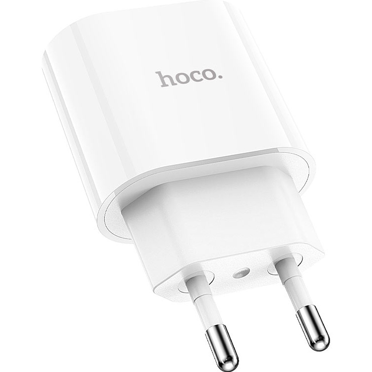 Зарядний пристрій HOCO C94A Metro 1xUSB-C, PD20W, QC3.0 White (6931474762177)