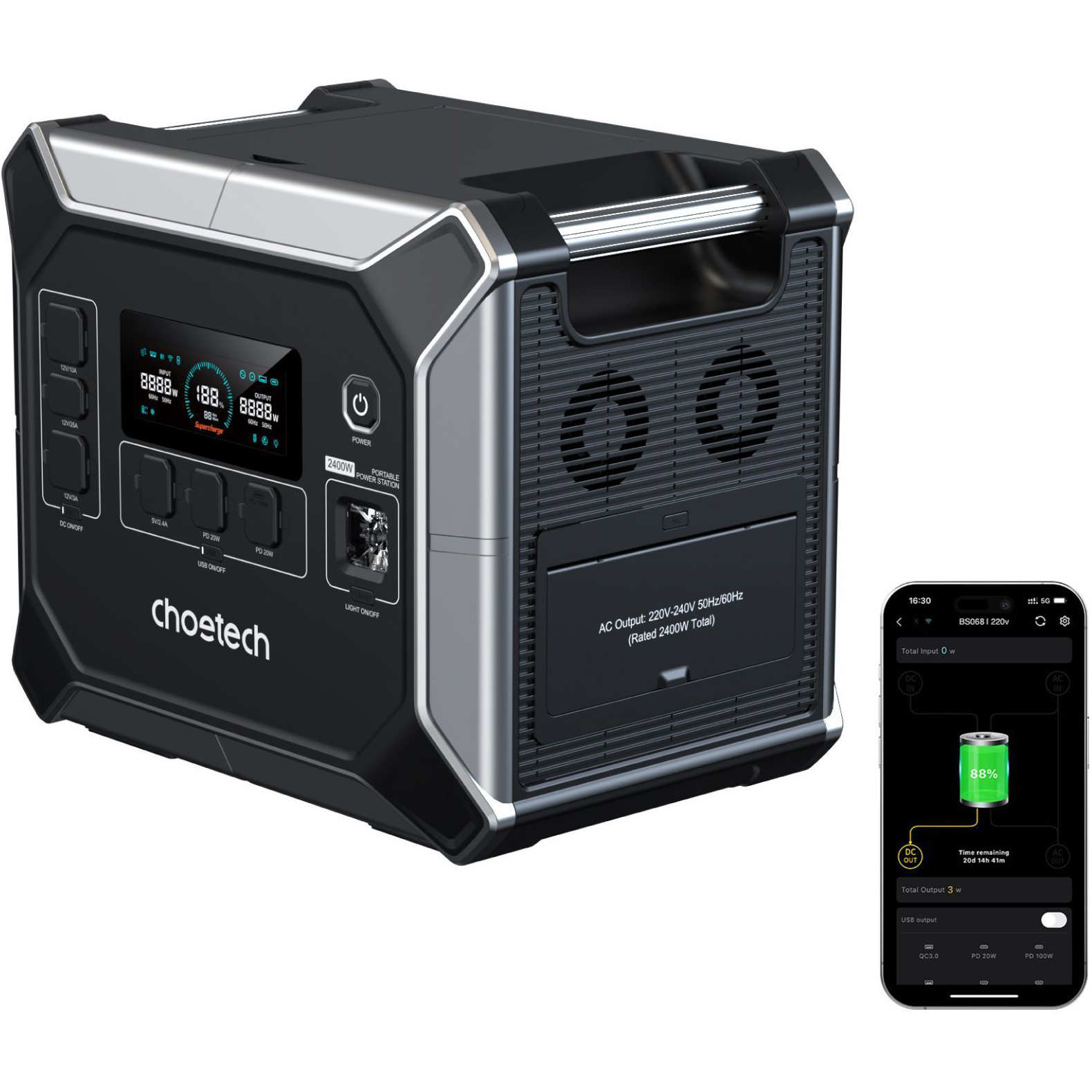 Зарядная станция CHOETECH BS067