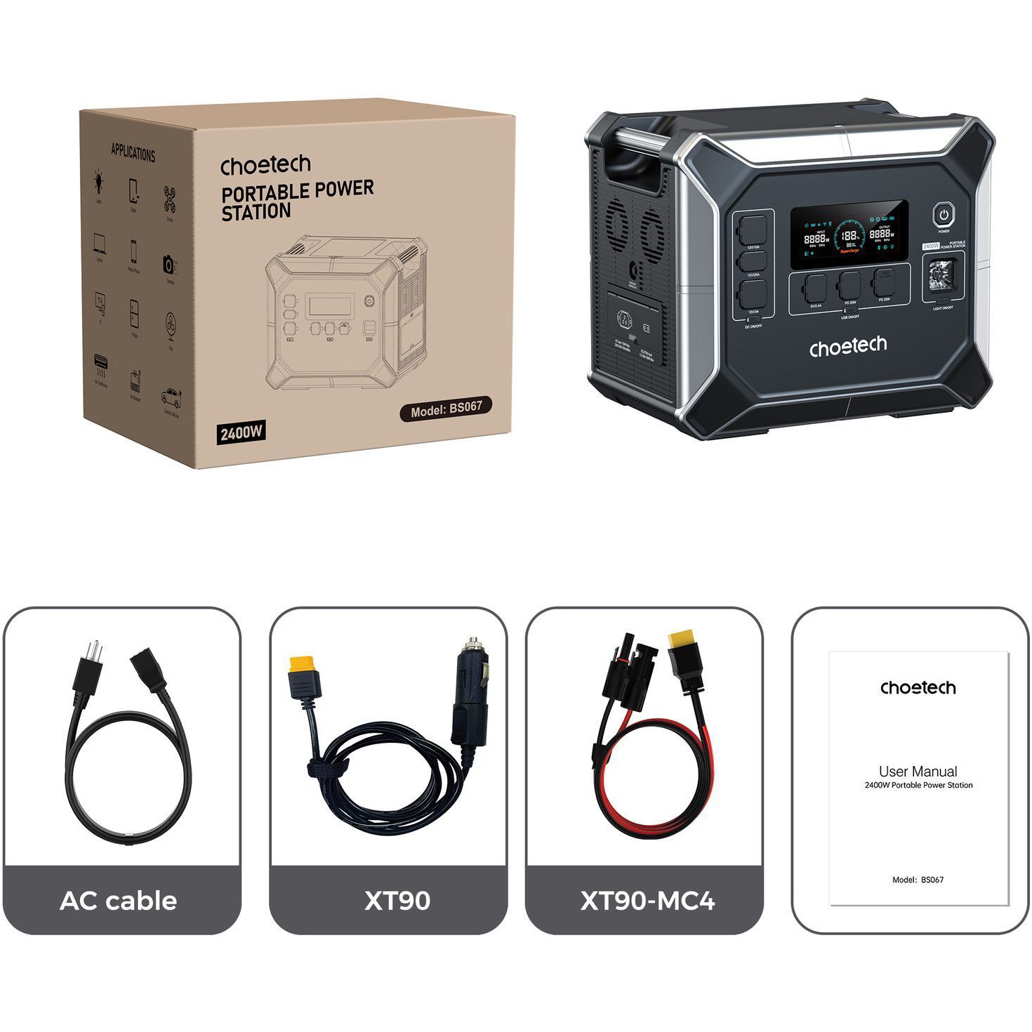Зарядная станция CHOETECH BS067