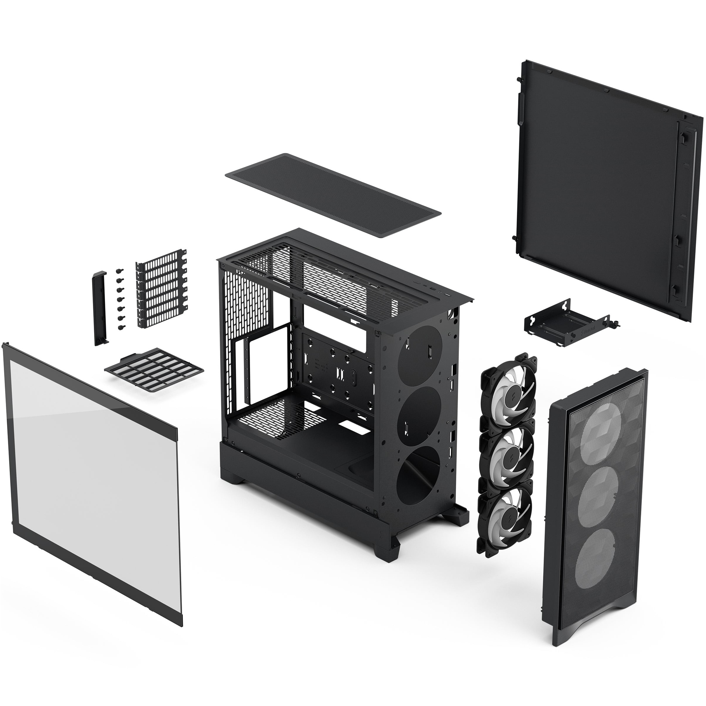 Корпус FRACTAL DESIGN Pop 2 Air TG RGB Black (FD-C-POA2A-03)