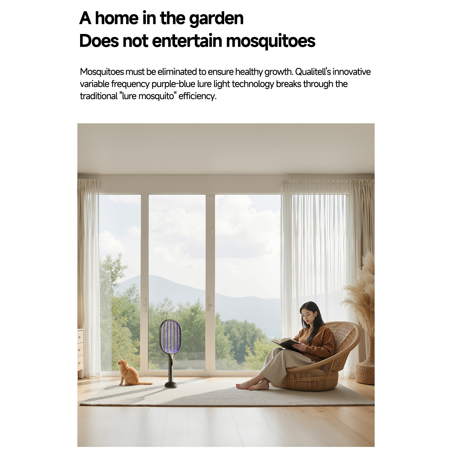 Лампа-знищувач комах XIAOMI QUALITELL S2 Electric Fly Swatter