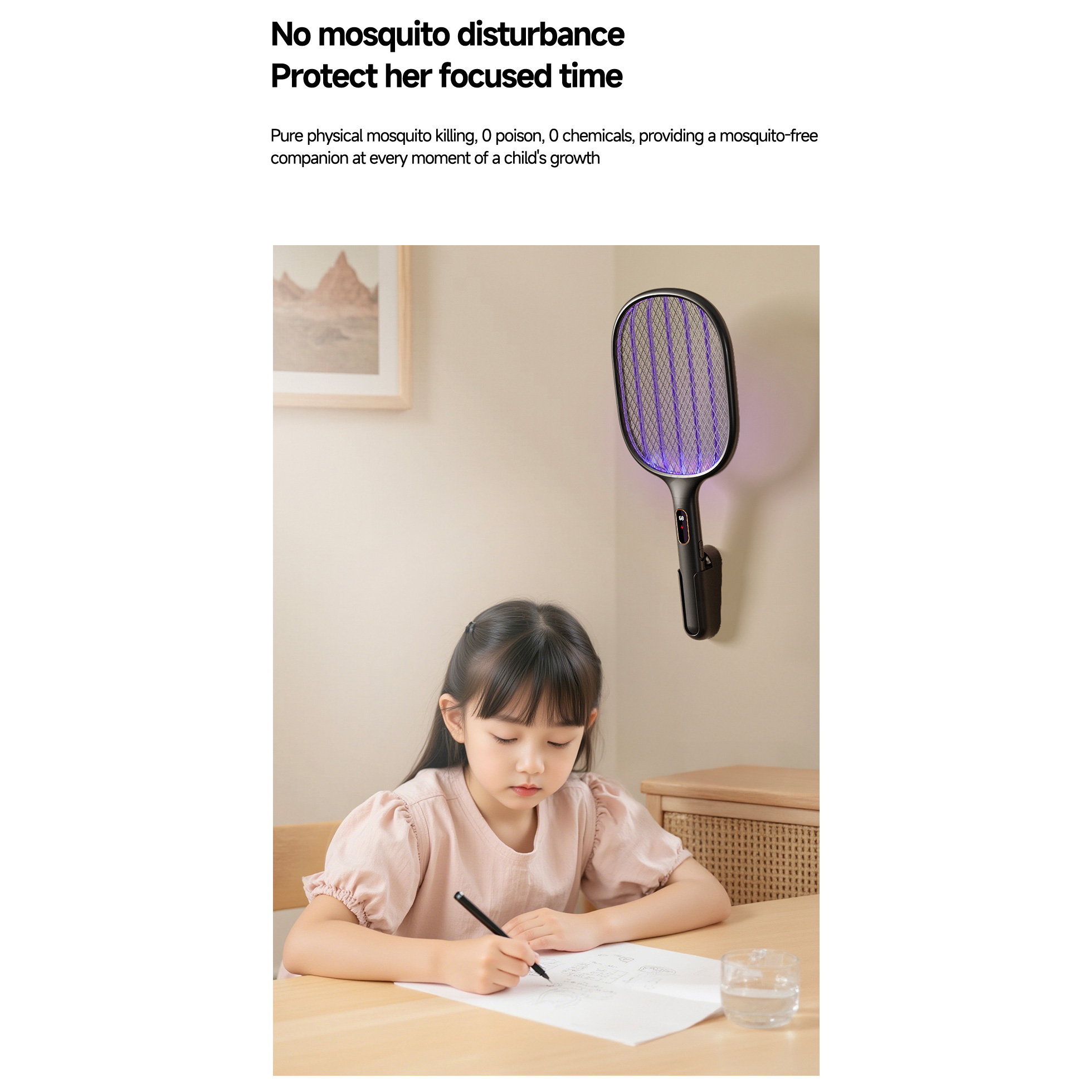 Лампа-знищувач комах XIAOMI QUALITELL S2 Electric Fly Swatter