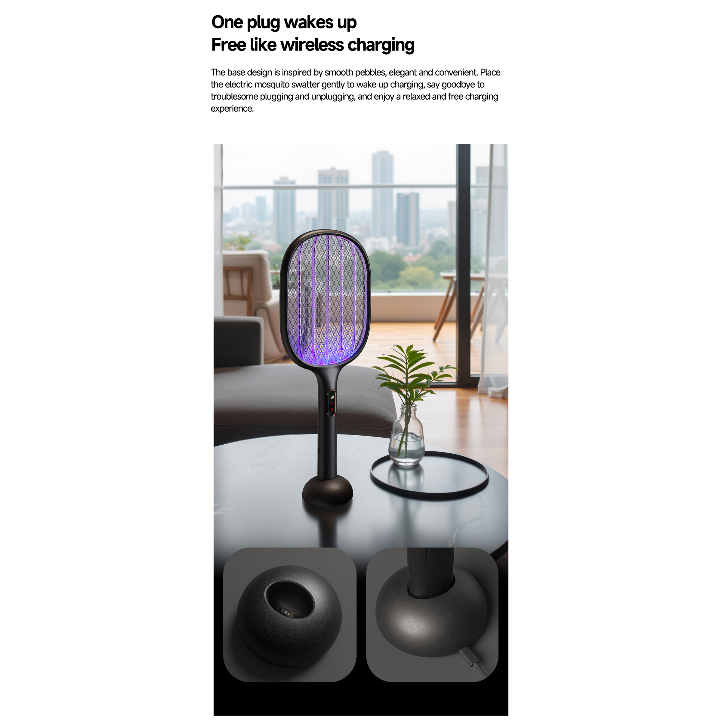 Лампа-знищувач комах XIAOMI QUALITELL S2 Electric Fly Swatter