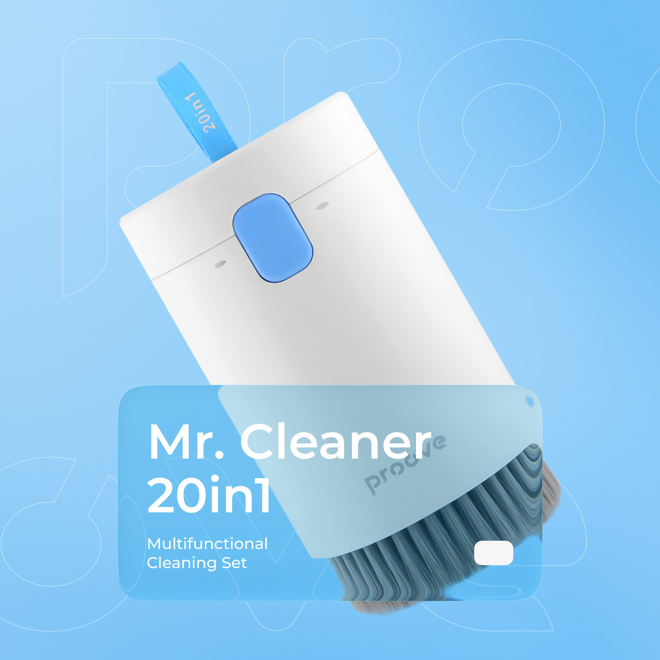 Набір для чищення гаджетів та електроніки PROOVE Mr. Cleaner 20-in-1