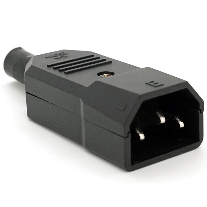 Разъём питания под пайку VOLTRONIC C14 (IEC320) (YT-TPCS-M)