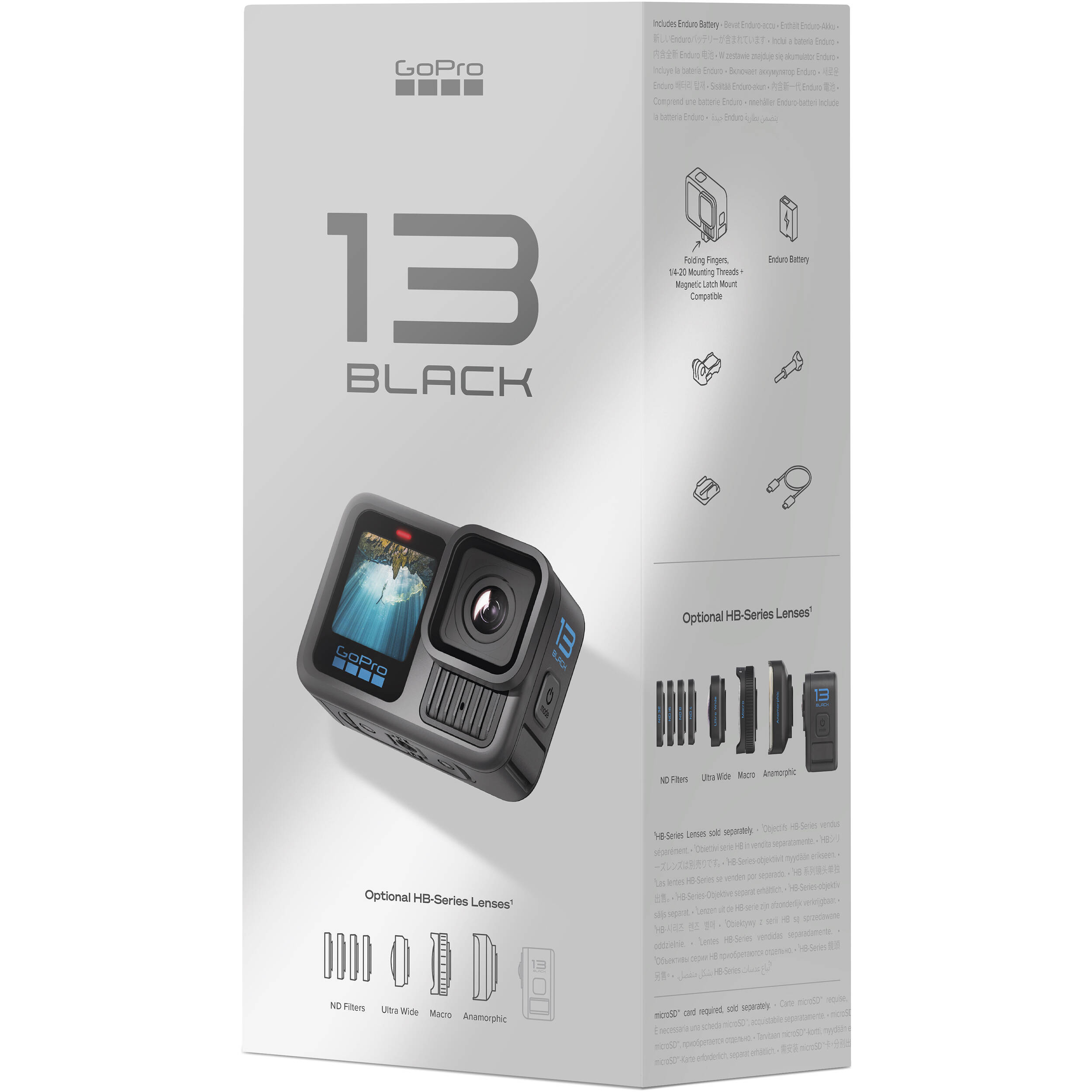 Экшн-камера GOPRO HERO13 Black + HB-Series Lens Collection (CHDRB-132-RW)