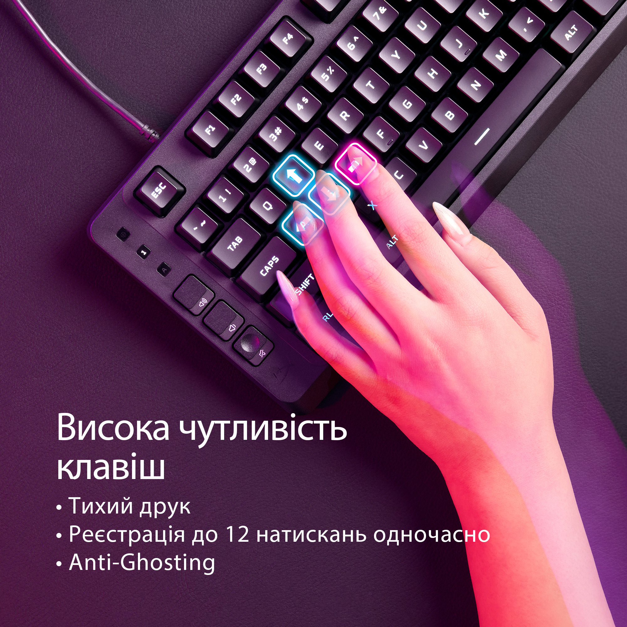 Клавіатура HYPERX Eve 1800 (B7JE0AA)
