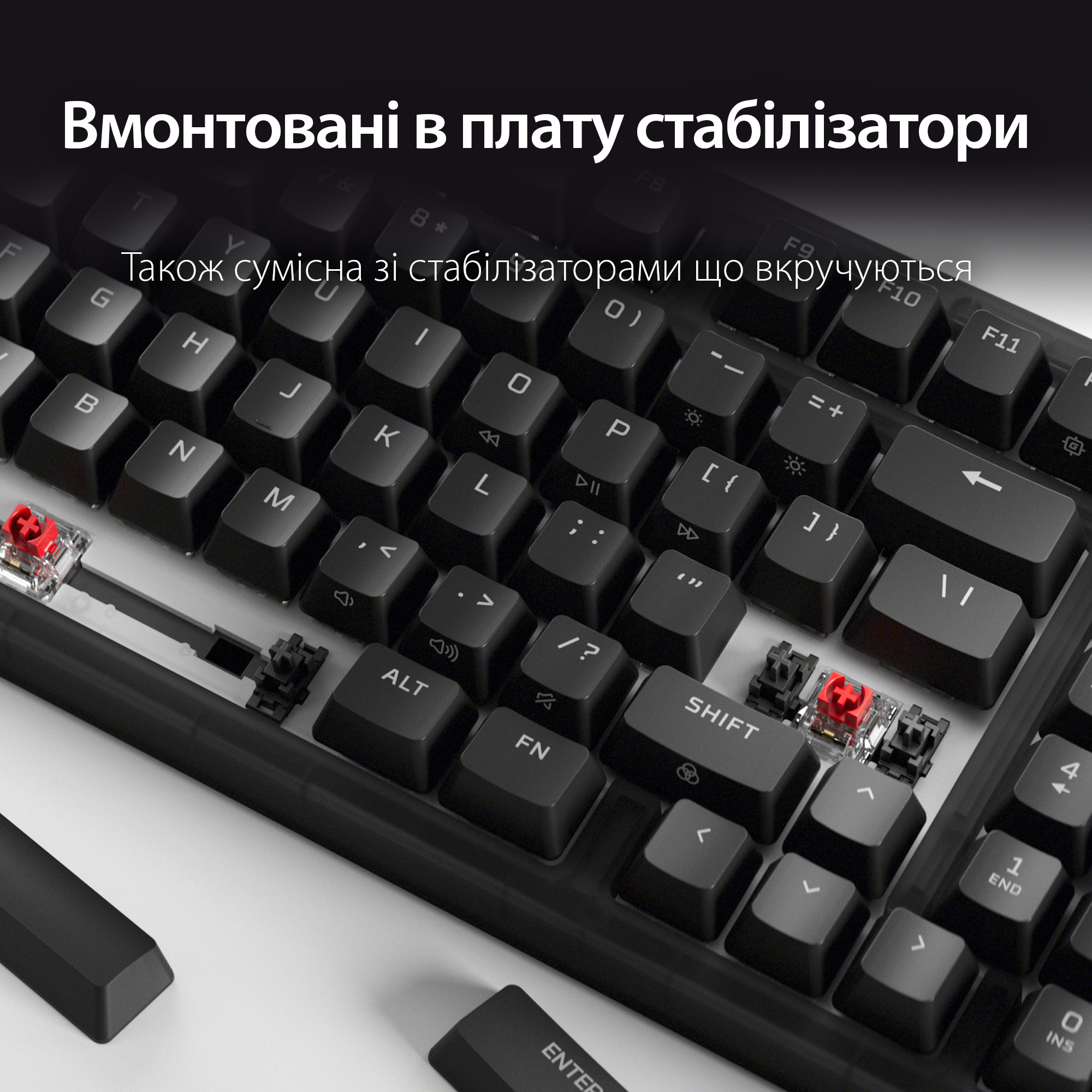 Клавиатура HYPERX Origins 2 65 Red Switch (B4QS3AA)