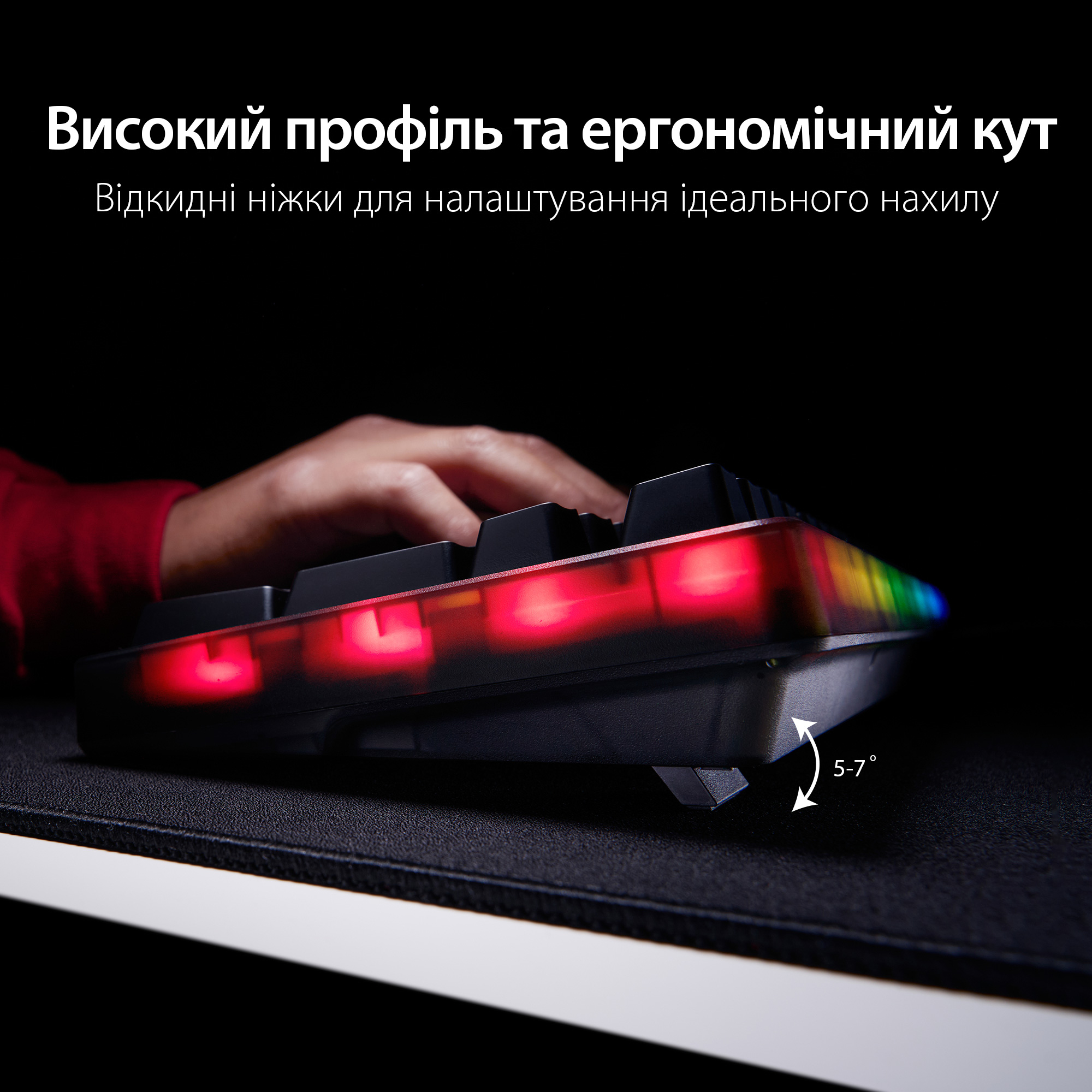 Клавиатура HYPERX Origins 2 65 Red Switch (B4QS3AA)