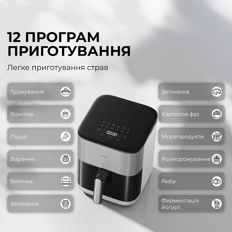 Мультипечь MOVA AeroChef FD10s Pro Black