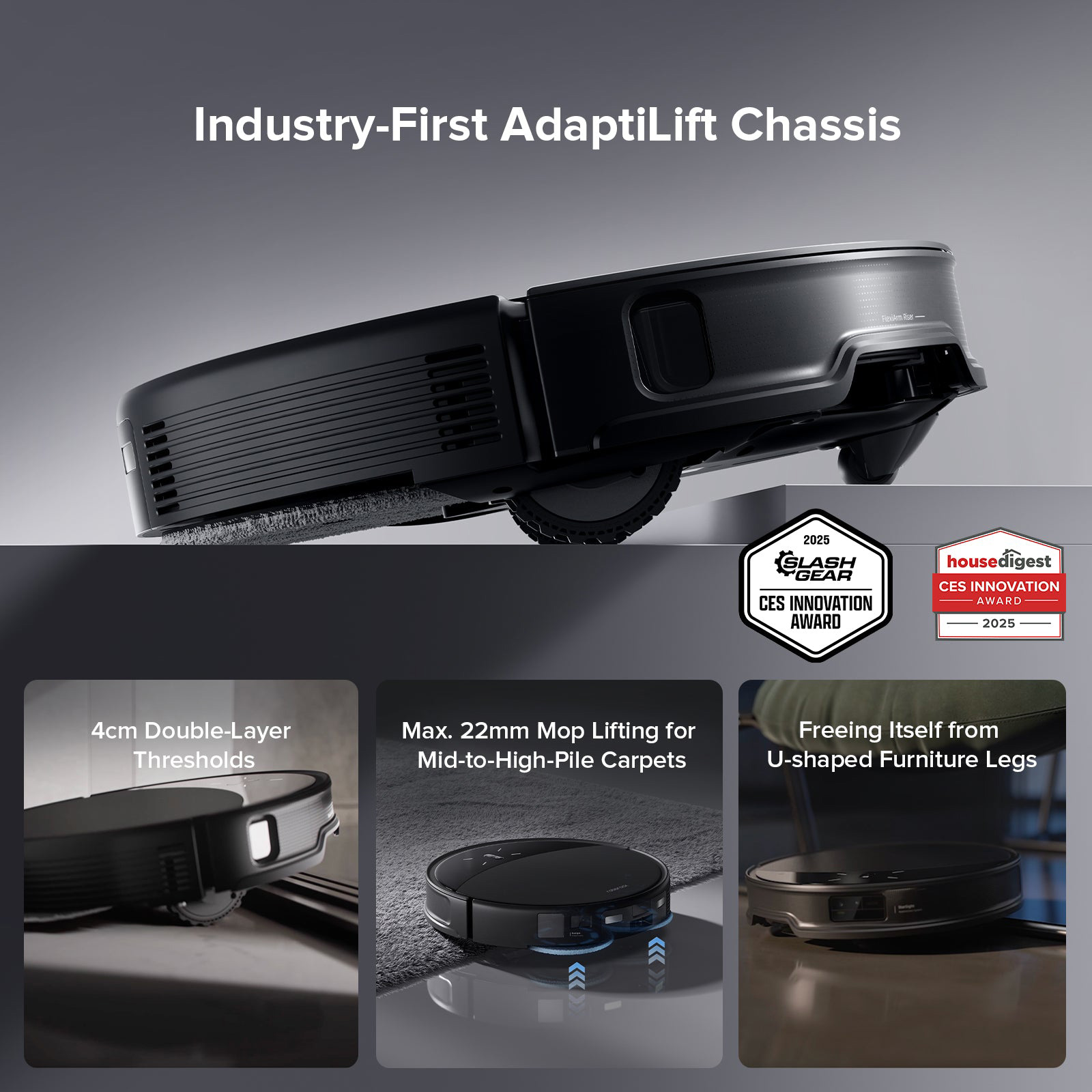 Робот-пилосос ROBOROCK Saros 10R Black (S10R52-00)