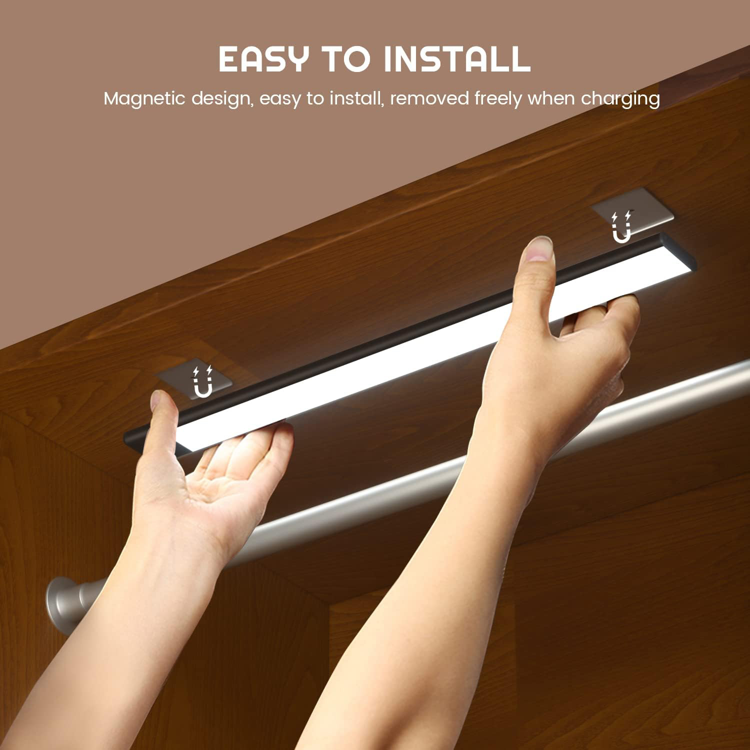 Світильник YEELIGHT Closet Light A40 Black 2.4W 4000K (YLBGD-0045)