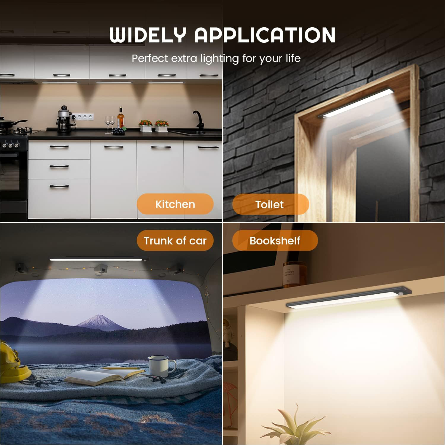 Світильник YEELIGHT Closet Light A40 Black 2.4W 4000K (YLBGD-0045)