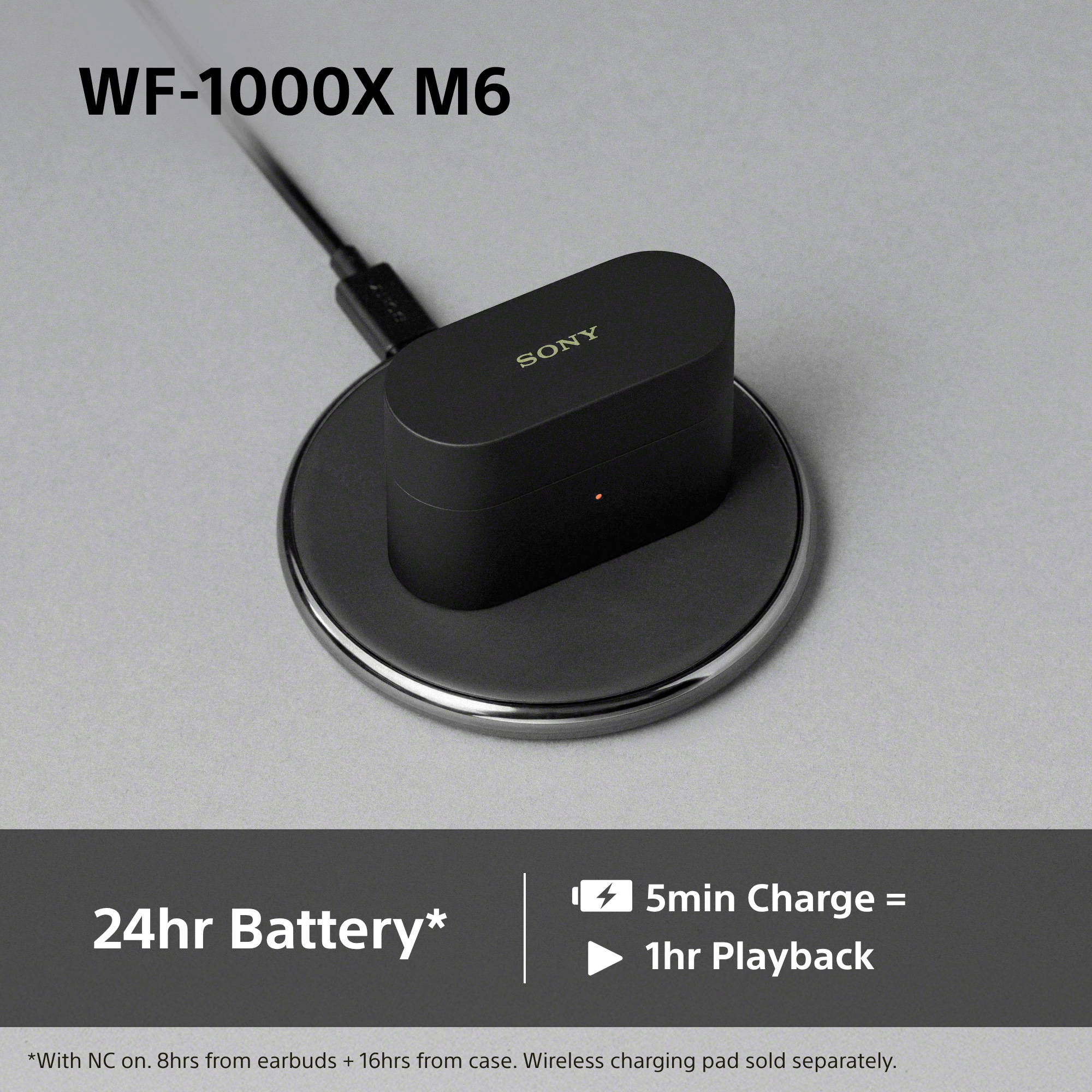 Навушники SONY WF-1000XM6 (WF1000XM6B.CE7)