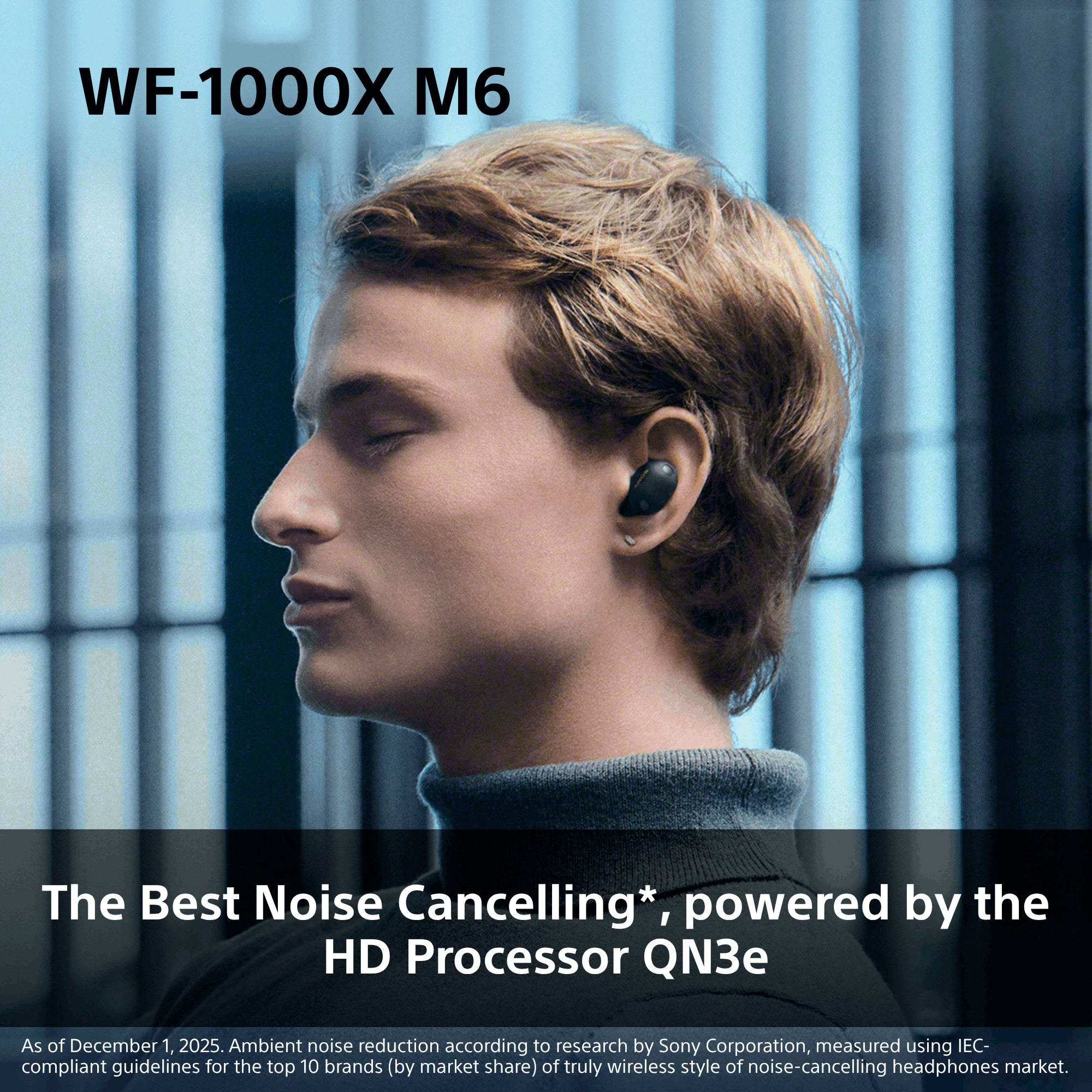 Навушники SONY WF-1000XM6 (WF1000XM6B.CE7)