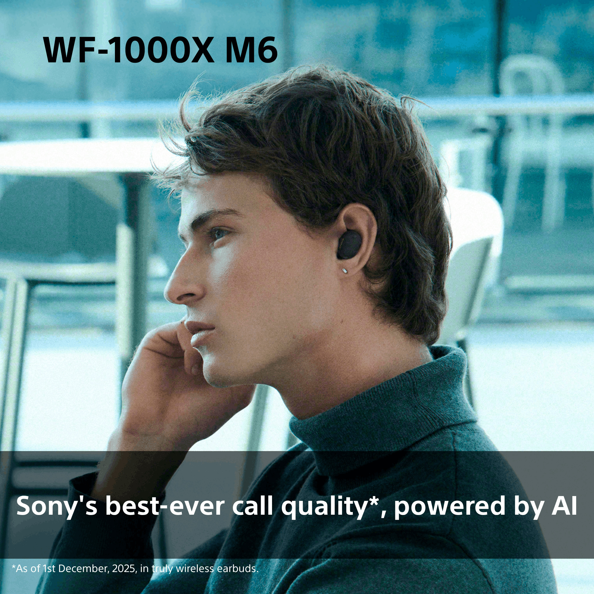 Навушники SONY WF-1000XM6 (WF1000XM6B.CE7)