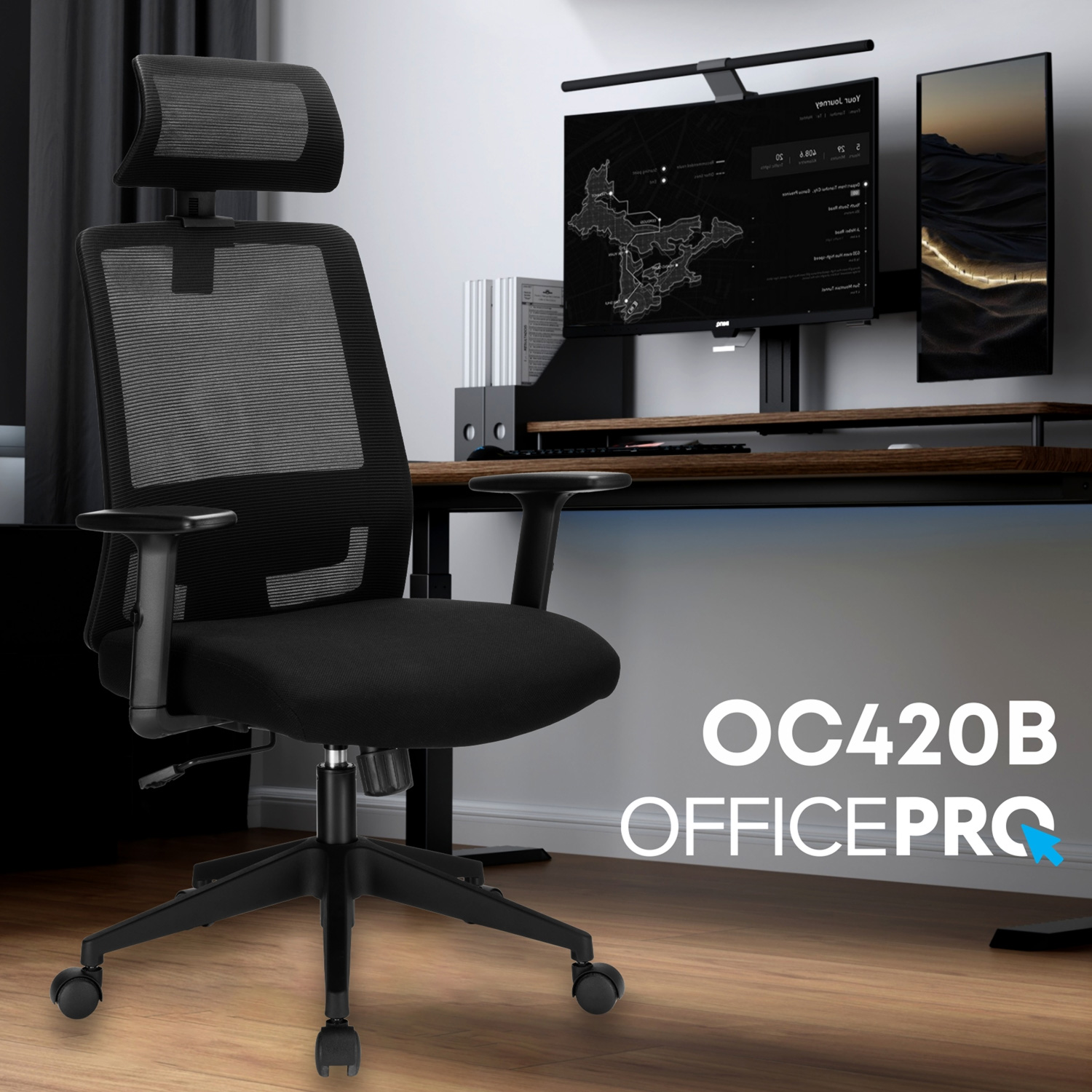 Кресло офисное OFFICEPRO OC420B Black