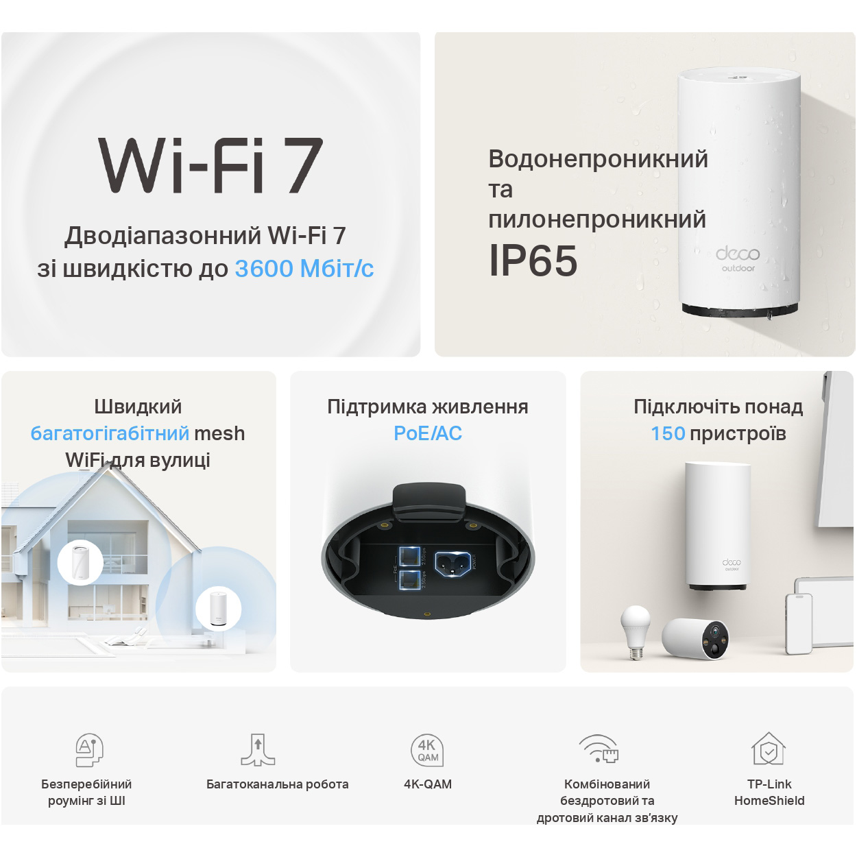 Wi-Fi Mesh система TP-LINK Deco BE25-Outdoor