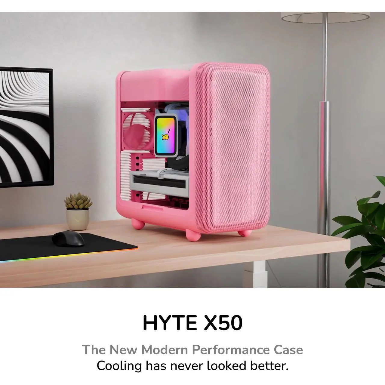 Корпус HYTE X50 Strawberry Milk (CS-HYTE-X50G-SM)