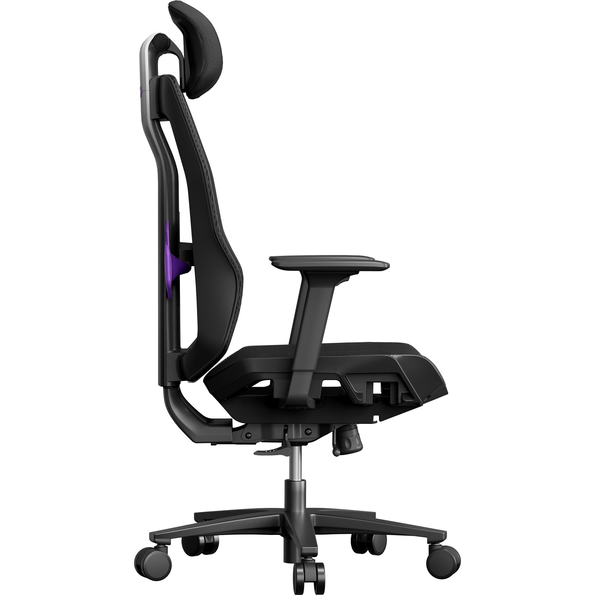 Кресло геймерское 1STPLAYER Ergo Aero Black/Purple
