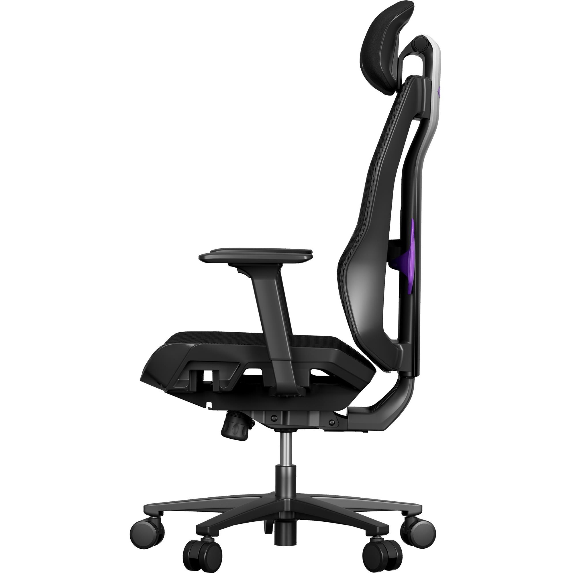 Кресло геймерское 1STPLAYER Ergo Aero Black/Purple