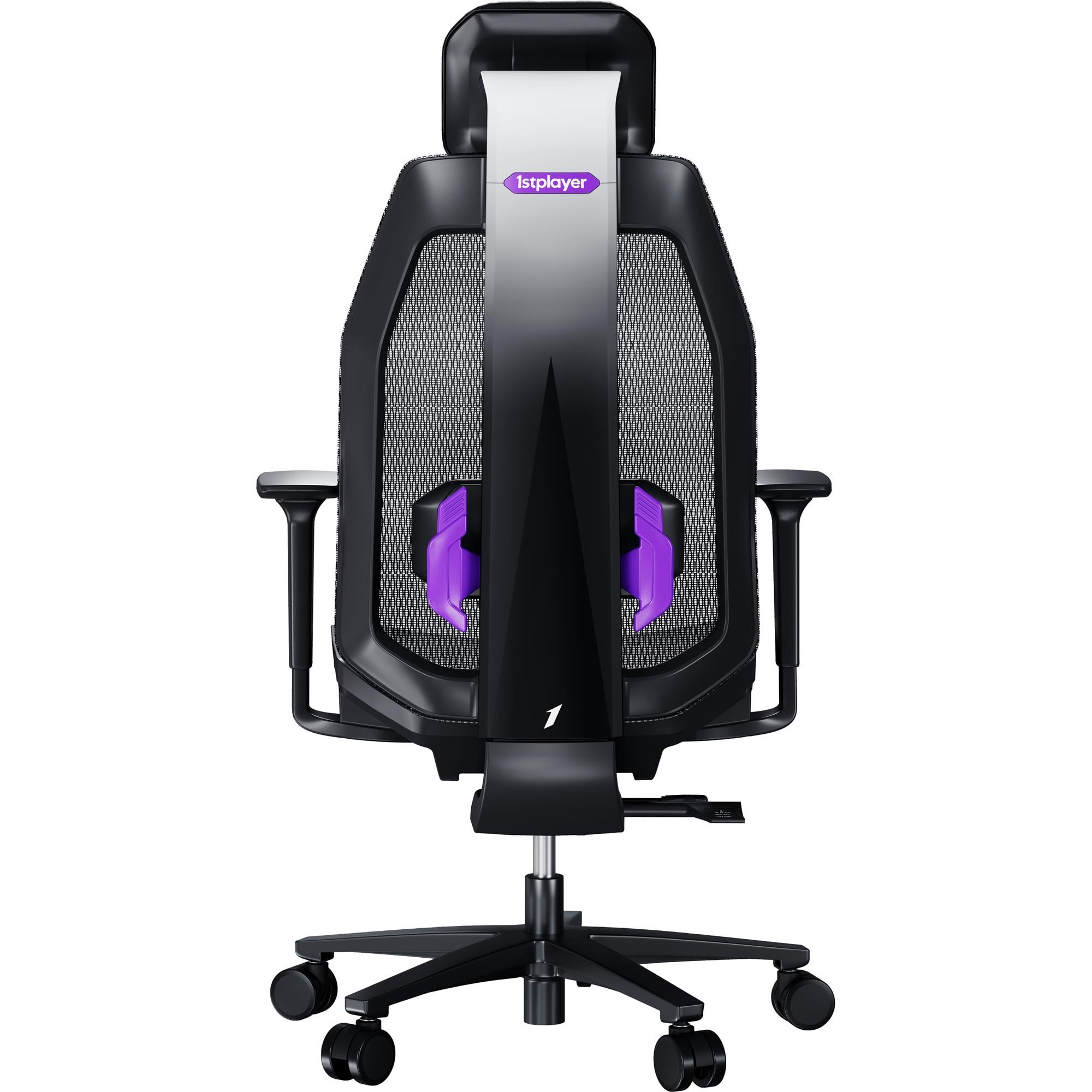 Кресло геймерское 1STPLAYER Ergo Aero Black/Purple