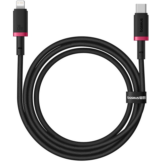 Кабель BASEUS Dura Series Fast Charging Cable Type-C to Lightning 20W 1м Black/Red (P10377800U01-01)