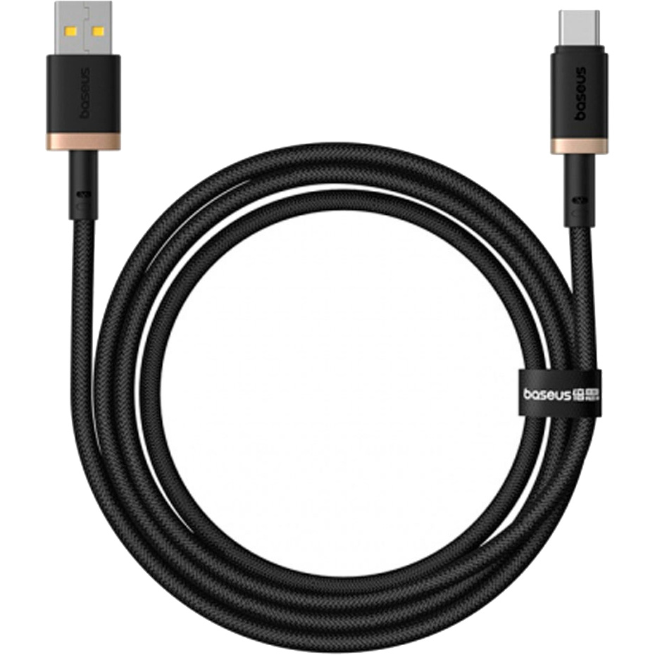 Кабель BASEUS Dura Series Fast Charging Cable USB-A to Type-C 60W 1м Black/Gold (P10377802U01-00)