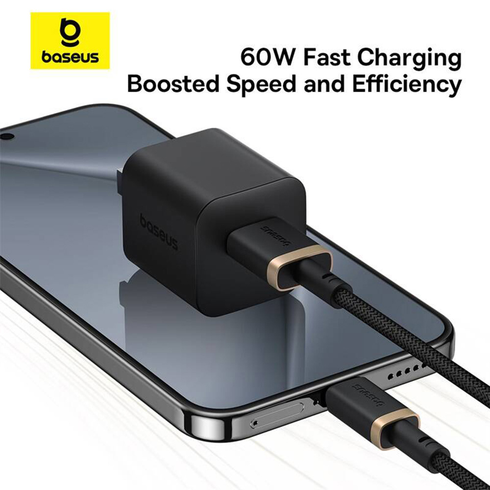 Кабель BASEUS Dura Series Fast Charging Cable USB-A to Type-C 60W 1м Black/Gold (P10377802U01-00)