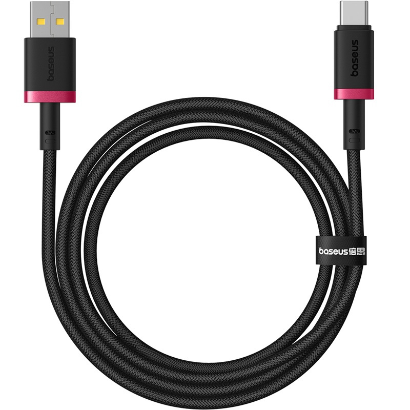 Кабель BASEUS Dura Series Fast Charging Cable USB-A to Type-C 60W 1м Black/Red (P10377802U01-01)