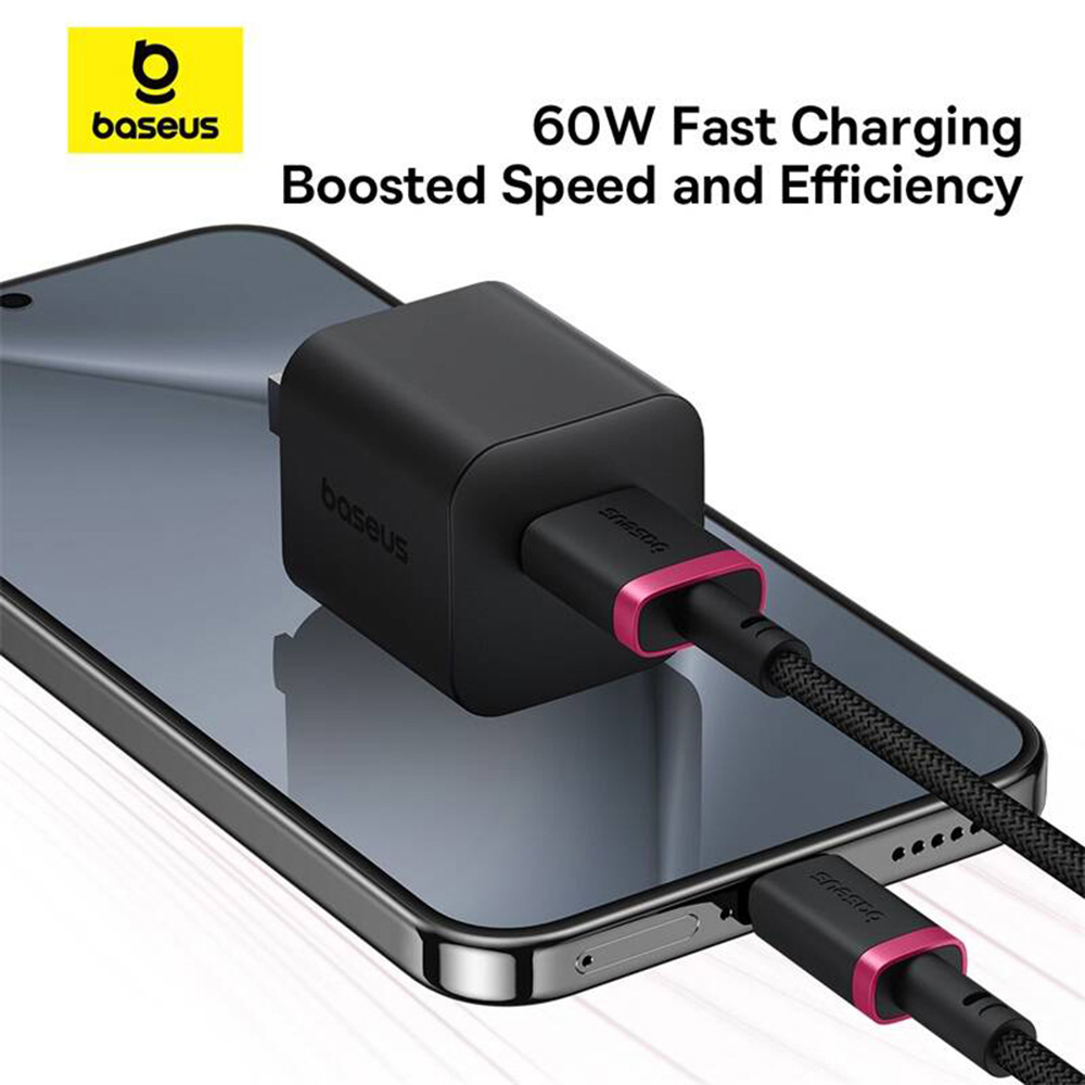 Кабель BASEUS Dura Series Fast Charging Cable USB-A to Type-C 60W 1м Black/Red (P10377802U01-01)