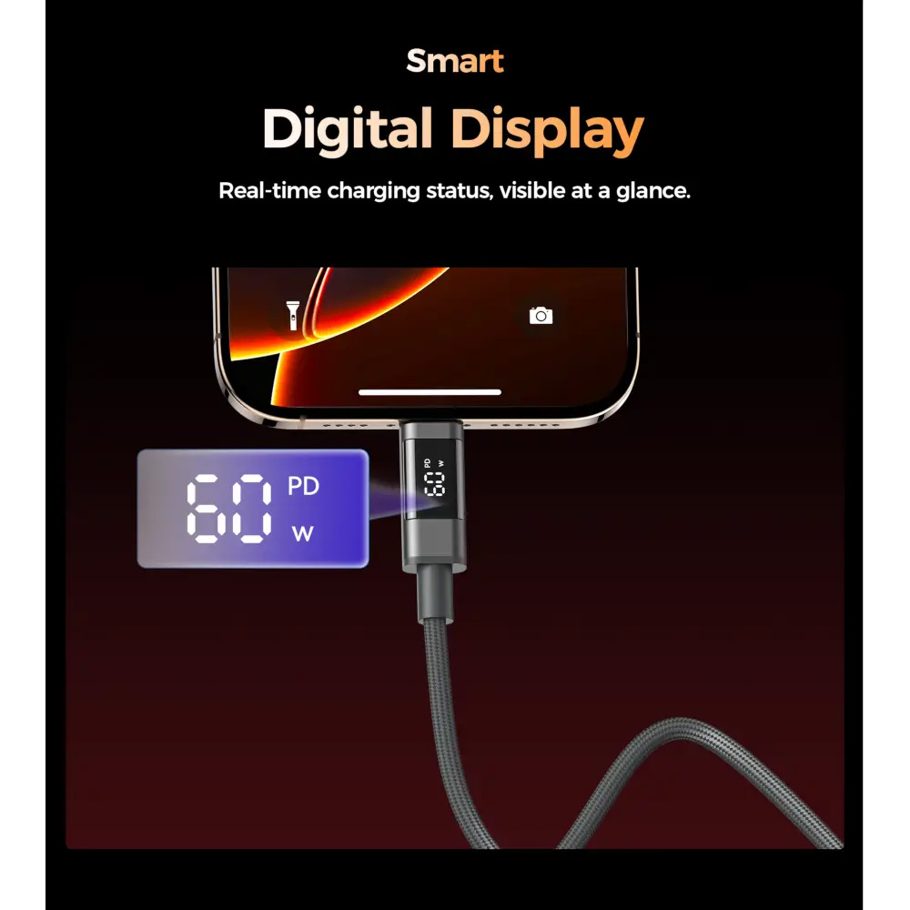Кабель CHOETECH XCC-1067 Magnetic USB-C to USB-C PD60W 1.2м Gray (XCC-1067-GY)