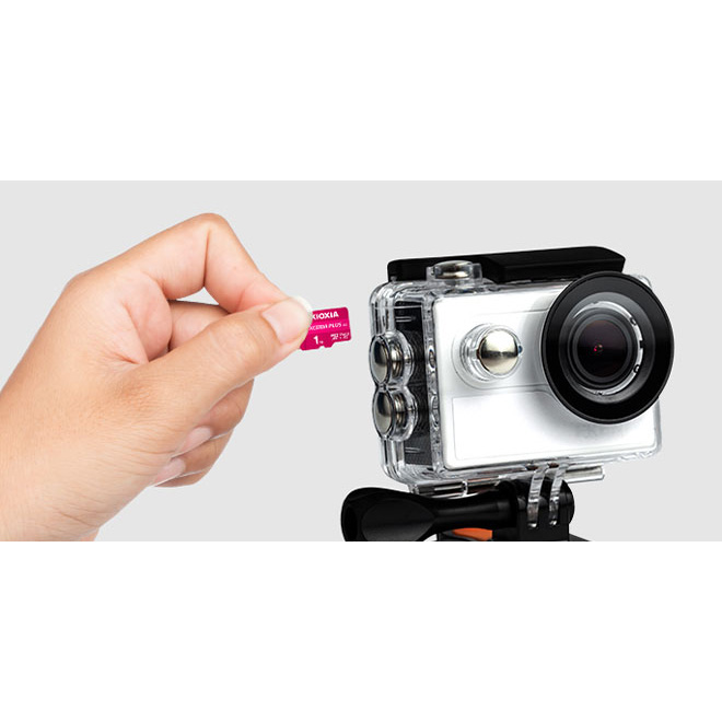 Карта пам'яті KIOXIA (Toshiba) microSDXC Exceria Plus G3 64GB UHS-I U3 V30 A2 Class 10 (LMPL3M064GG2)