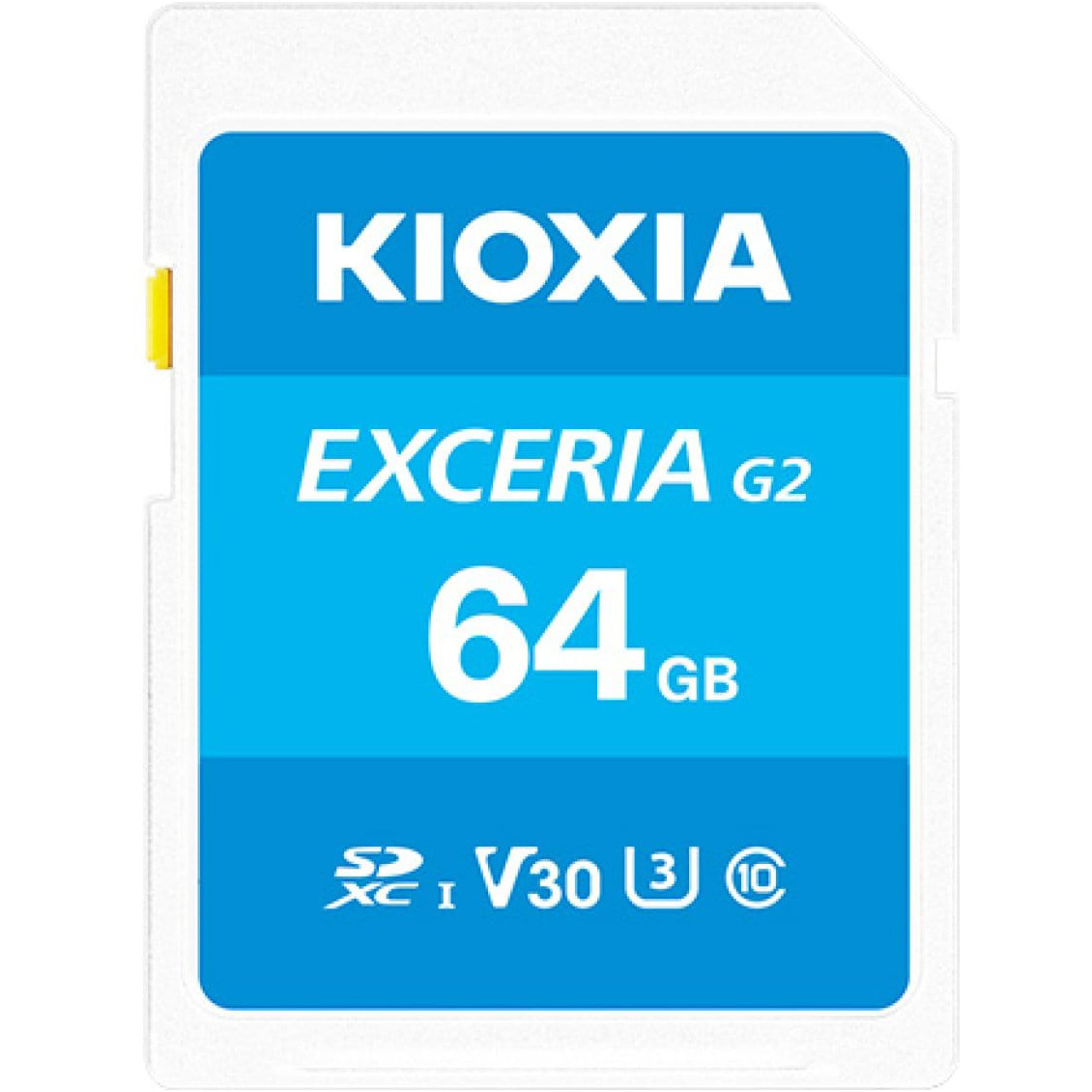 Карта пам'яті KIOXIA (Toshiba) SDXC Exceria G2 64GB UHS-I U3 V30 Class 10 (LNEX2L064GG4)