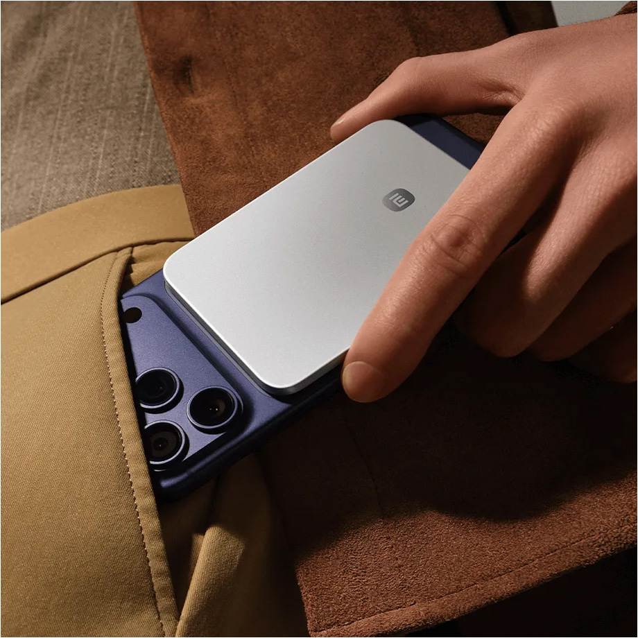 Повербанк з бездротовою зарядкою XIAOMI UltraThin Magnetic 22.5W 5000mAh Glacier Silver (BHR08Z2GL)
