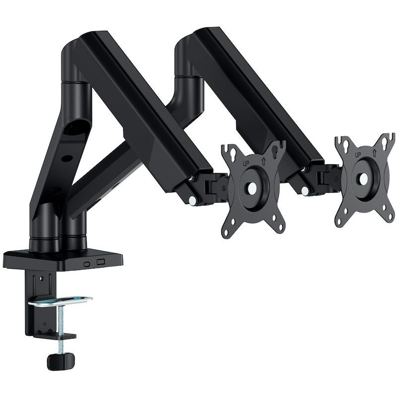 Кріплення настільне для 2-х моніторів ITECH LDT117-C024E 17"-35" Black
