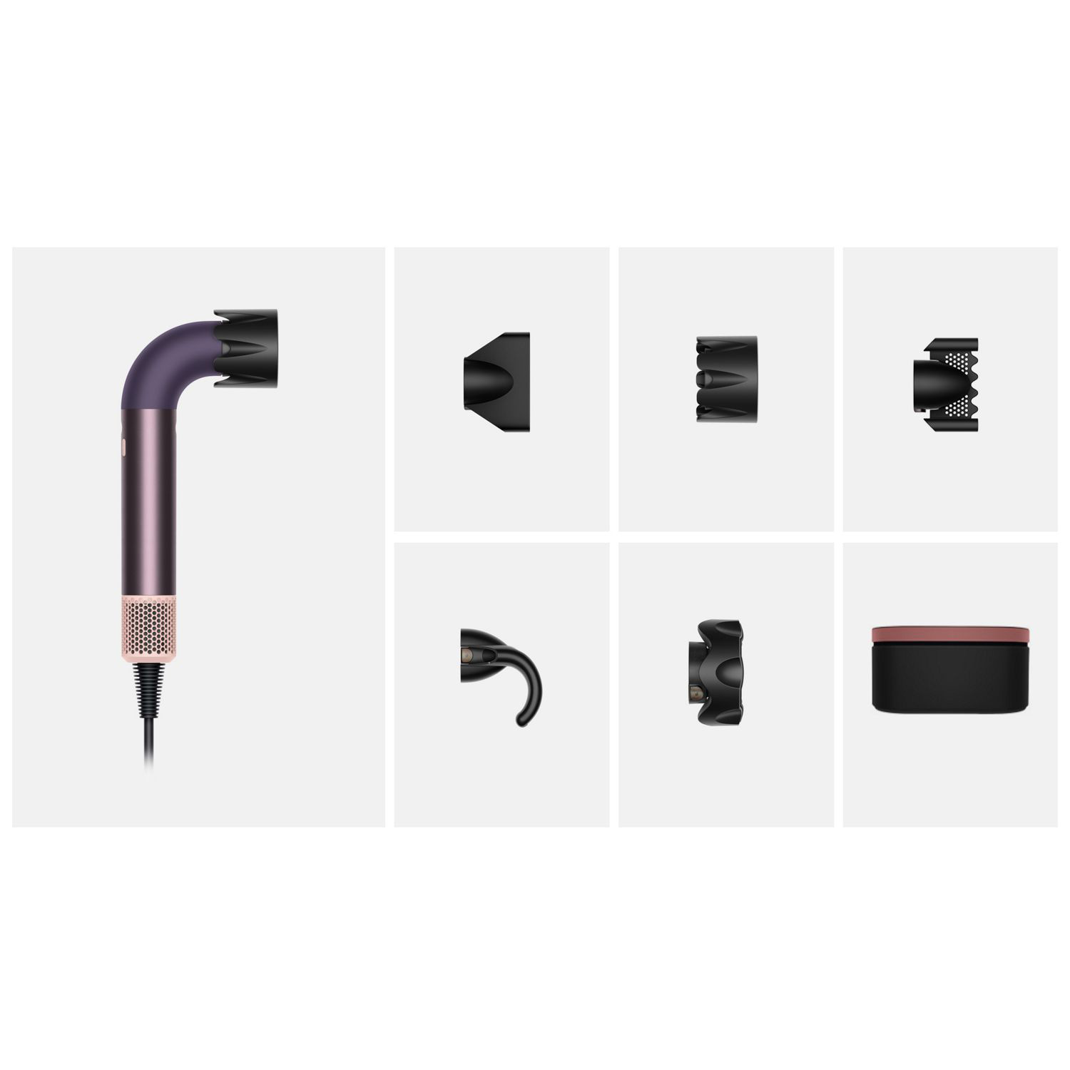 Фен DYSON Supersonic R HD17 Curly+Coily Jasper/Plum (123486-01)