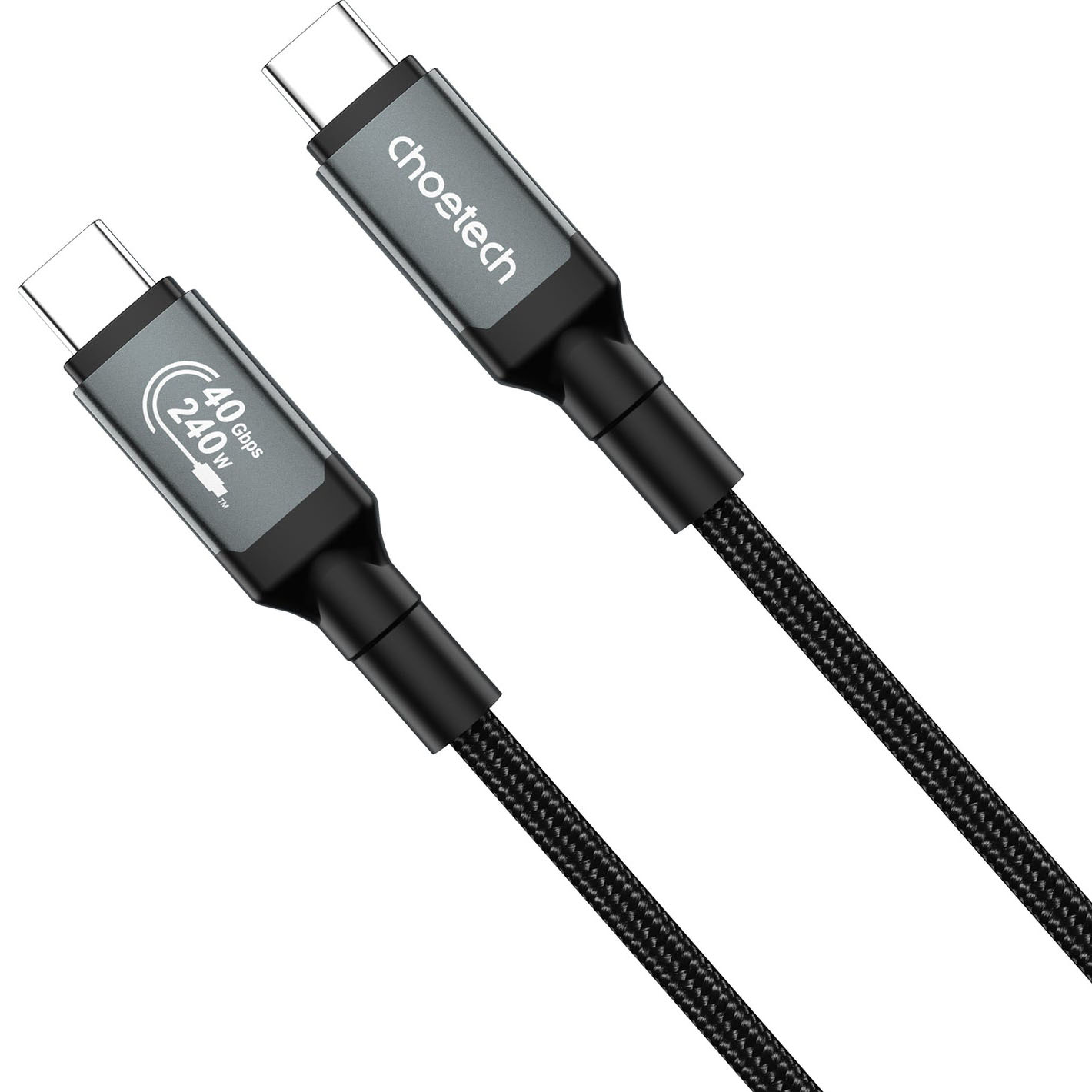 Кабель CHOETECH XCC-1042 USB-C to USB-C 240W 2м Black