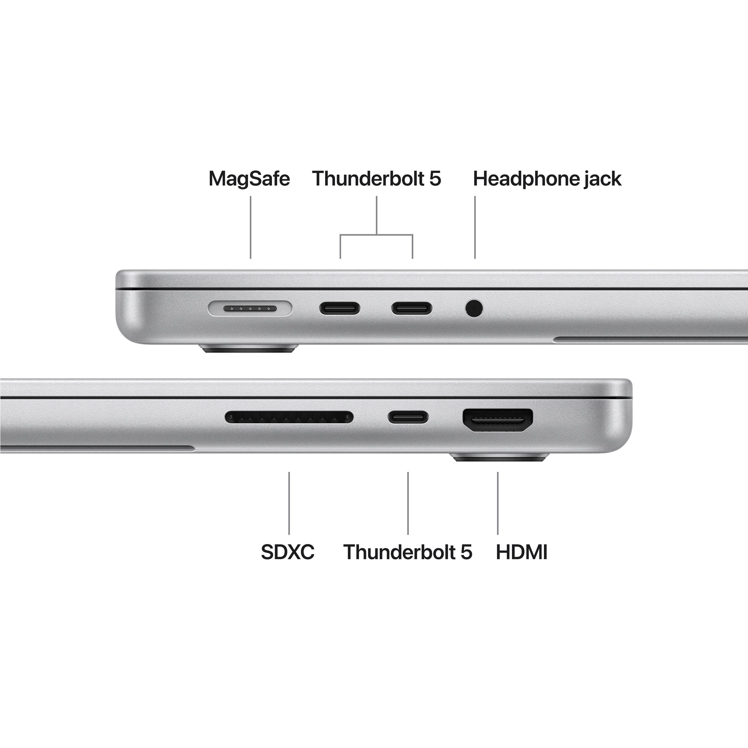 Ноутбук APPLE A3427 MacBook Pro 14" M5 Max 36GB/2TB Silver (MGDQ4UA/A)