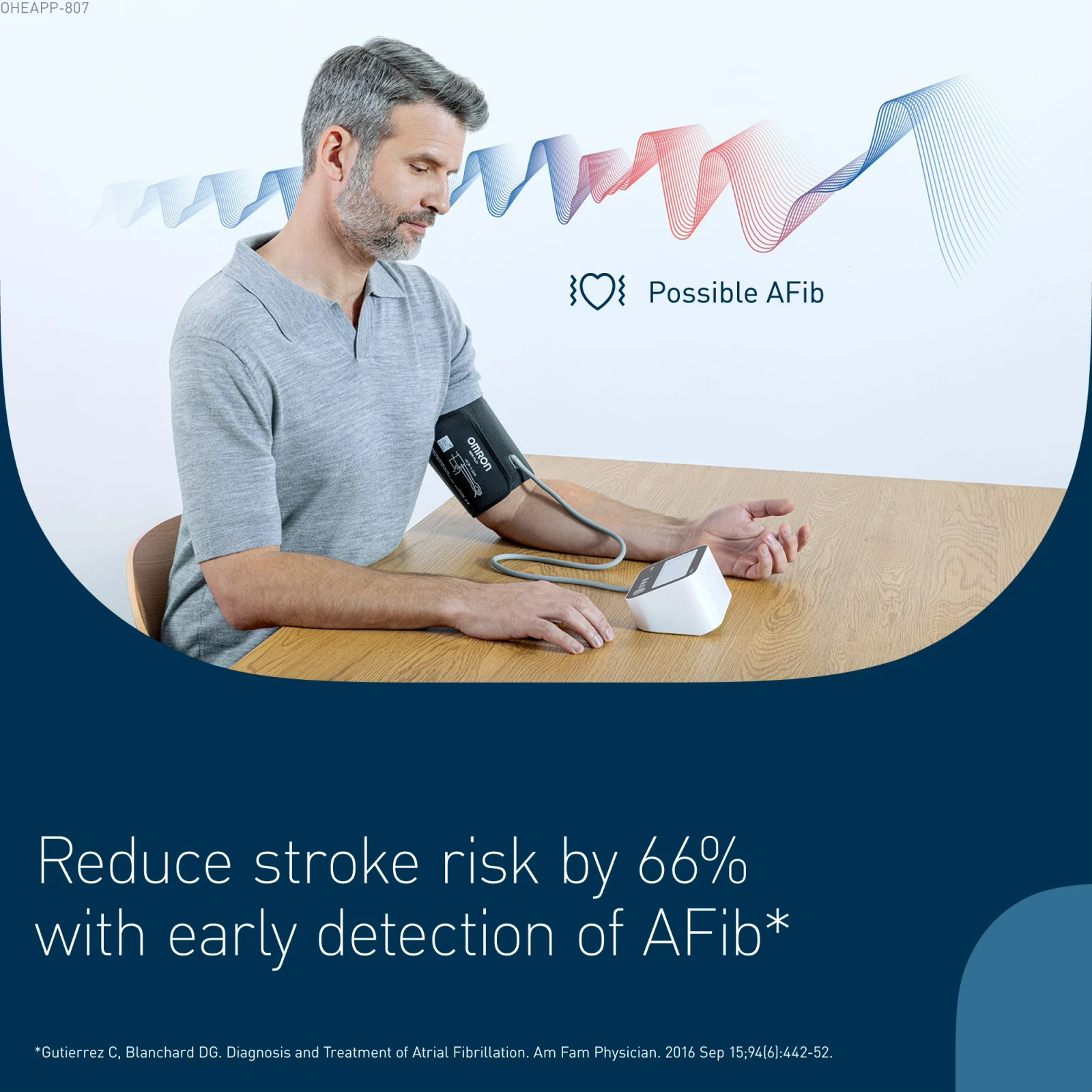 Тонометр OMRON M4 Connect AFib (HEM-7196T1-FLE)