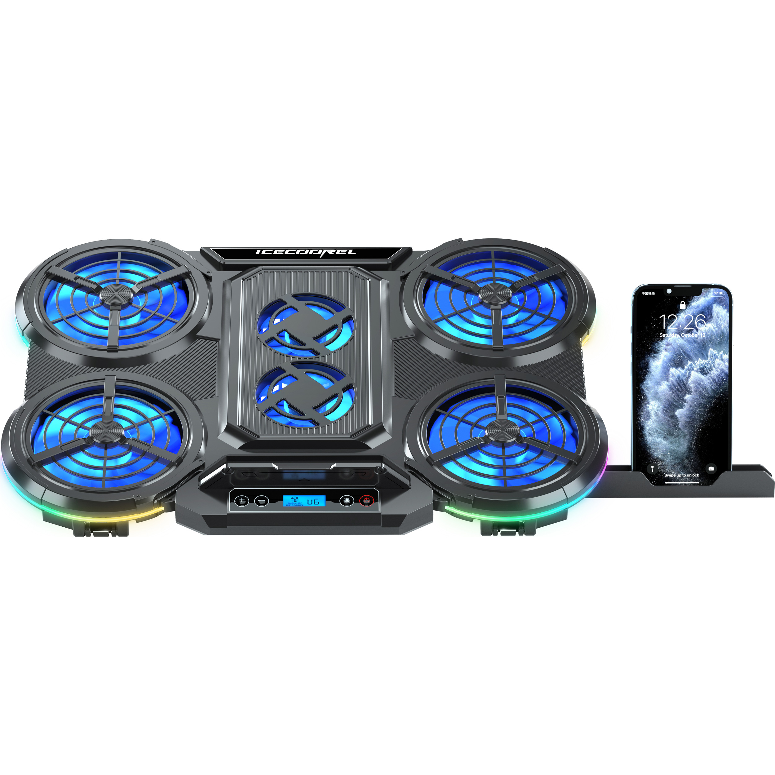 Підставка для ноутбука ICECOOREL Q6 Black