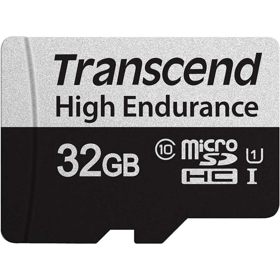 Карта пам'яті TRANSCEND microSDHC High Endurance 350V 32GB UHS-I V30 Class 10 + SD-adapter (TS32GUSD350V)