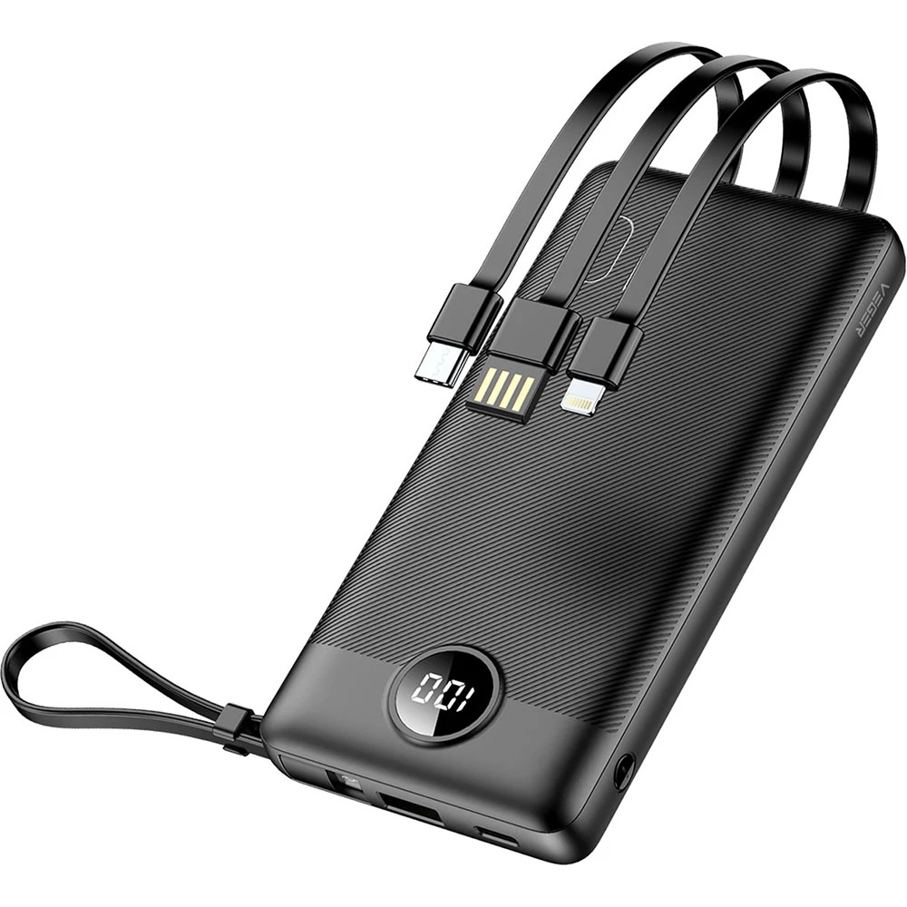 Повербанк VEGER W1116 10W 10000mAh Black